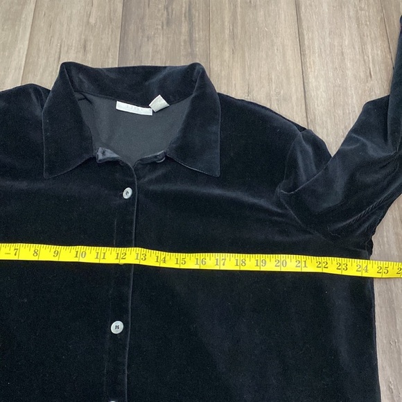 J Jill velvet corduroy jacket shirt button up - Picture 6 of 7
